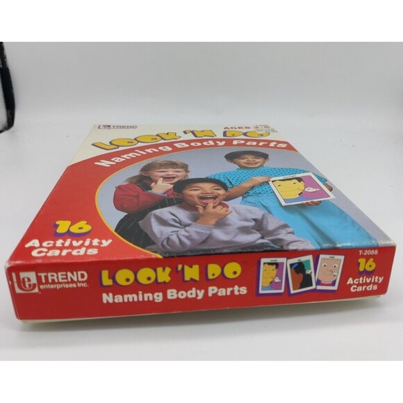 Vintage Trend Look N Do Lets Exercise 16 Laminated Activity Card Set 1991 - Picture 4 of 12